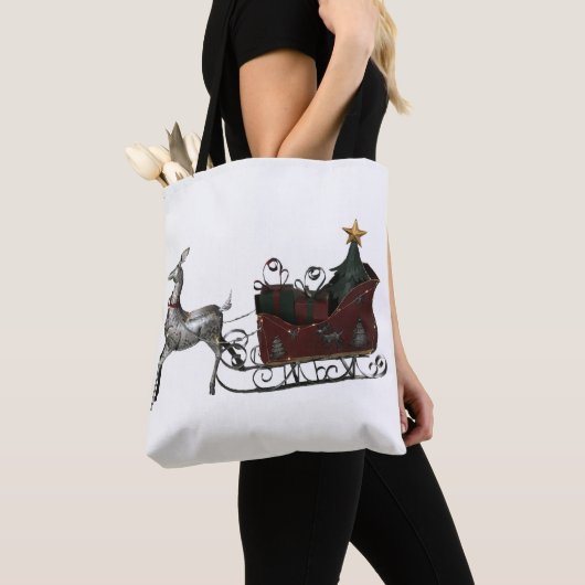 Weihnachten im Schlitten Tasche (Von Nahem)