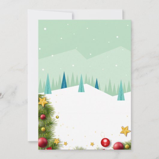 Weihnachten im Schnee (Vorderseite)