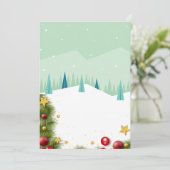 Weihnachten im Schnee (Stehend Vorderseite)