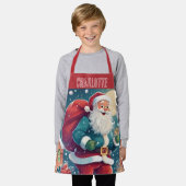 Weihnachten im Schnee Kinder Weihnachtsfeiertag Schürze (Getragen)