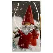 Weihnachten im Schnee Kleine Geschenktüte (Rückseite)