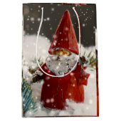 Weihnachten im Schnee Mittlere Geschenktüte (Vorderseite)