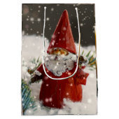Weihnachten im Schnee Mittlere Geschenktüte (Rückseite)