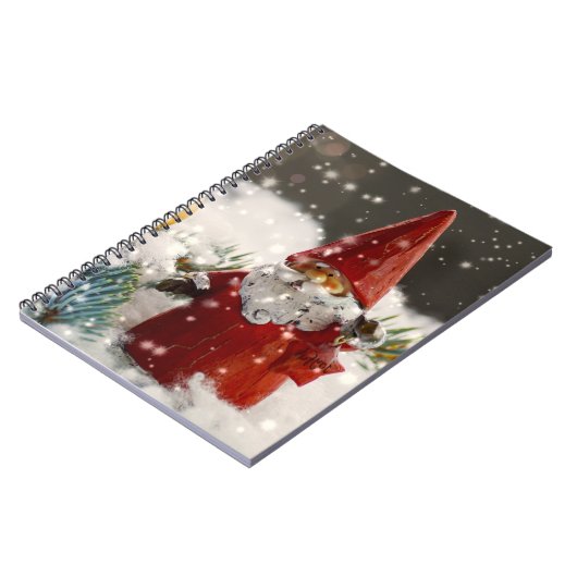 Weihnachten im Schnee Notizblock (Linke Seite)