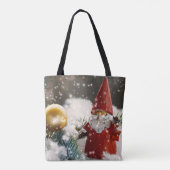 Weihnachten im Schnee Tasche (Rückseite)