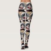 Weihnachten im Schneeglobe - Weihnachten Leggings (Rückseite)