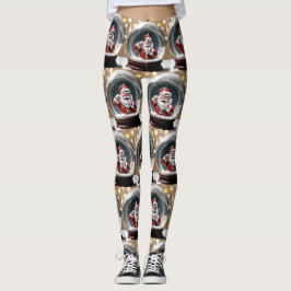 Weihnachten im Schneeglobe - Weihnachten Leggings