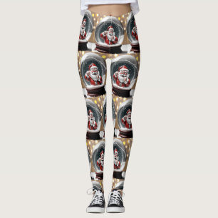 Weihnachten im Schneeglobe - Weihnachten Leggings