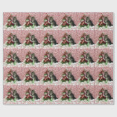 Weihnachten im Schneemann - Katzenwischpapier Geschenkpapier (Flach)