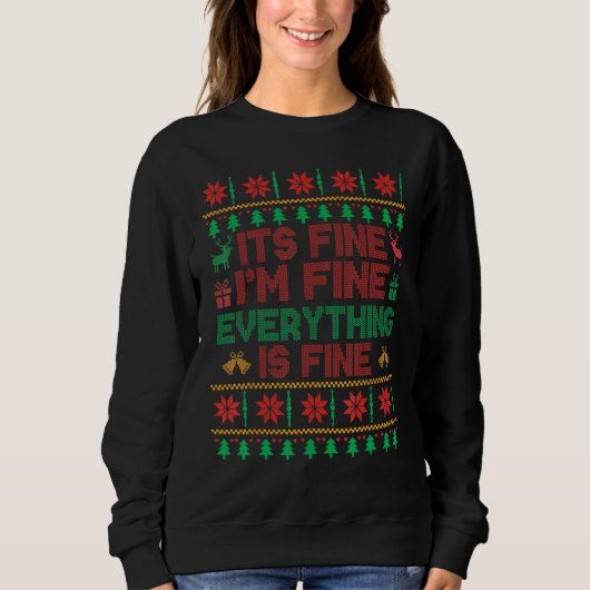 Weihnachten im schönen alles Gute Fairness ist Sweatshirt (Vorderseite)