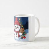 Weihnachten im Snowman Kaffeetasse (VorderseiteRechts)