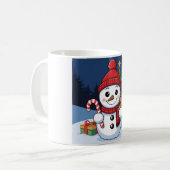 Weihnachten im Snowman Kaffeetasse (Vorderseite Links)