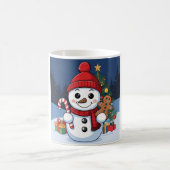 Weihnachten im Snowman Kaffeetasse (Mittel)