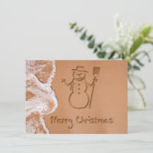 Weihnachten im Sommer Einladung (Stehend Vorderseite)