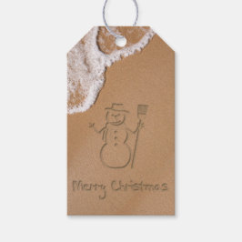 Weihnachten im Sommer Geschenkanhänger