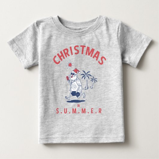 Weihnachten im Sommer im Juli Baby T-shirt (Vorderseite)