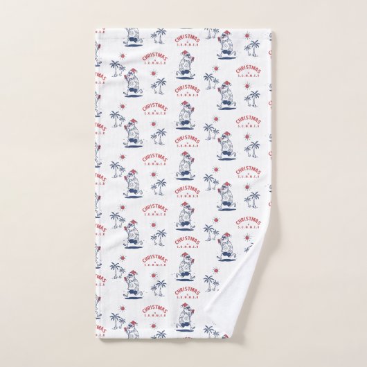 Weihnachten im Sommer im Juli Badhandtuch Set (Handtuch)