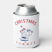 Weihnachten im Sommer im Juli Dosenkühler (Kanne Vorderseite)