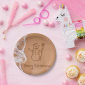 Weihnachten im Sommer Pappteller (Party)