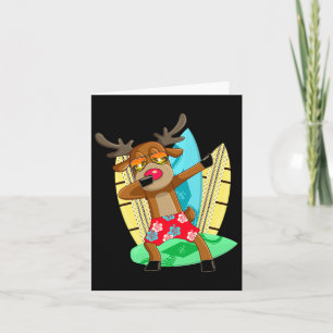 Weihnachten im Sommer Party in Reindeer Weihnachte Karte