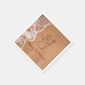 Weihnachten im Sommer Serviette (Ecke)