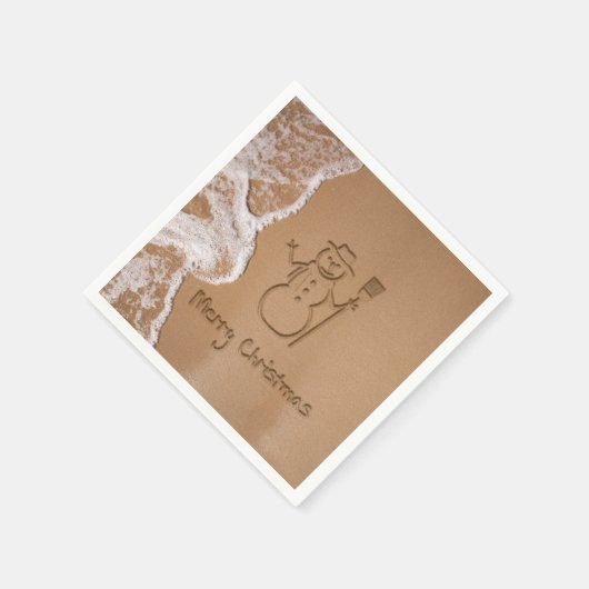 Weihnachten im Sommer Serviette (Ecke)