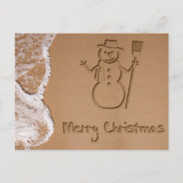 Weihnachten im Sommerurlaub Postkarte