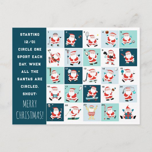 Weihnachten im Sporträt (Vorderseite)