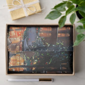 Weihnachten im Stadtdekor Seidenpapier (Geschenk)