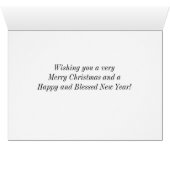 Weihnachten im Stadtzentrum von Dallas Card (Innenansicht Horizontal (Unten))