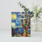 Weihnachten im Südwesten der Wüste Saguaro (Stehend Vorderseite)