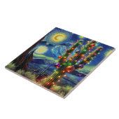 Weihnachten im Südwesten der Wüste Saguaro Fliese (Seite)