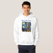 Weihnachten im Südwesten der Wüste Saguaro Hoodie (Vorne ganz)