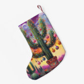 Weihnachten im Südwesten der Wüste Saguaro Kleiner Weihnachtsstrumpf (Rückseite (Hängend))