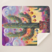 Weihnachten im Südwesten der Wüste Saguaro Sherpadecke (Vorderseite (Horizontal))