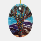 "Weihnachten im Südwesten" Keramikornament (Vorne)