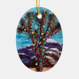 "Weihnachten im Südwesten" Keramikornament