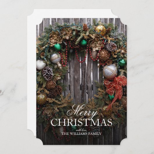 Weihnachten im Südwesten - Klassischer Kranz mit O (Vorne/Hinten)