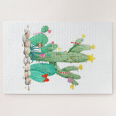 Weihnachten im Südwesten von Holiday Cactus Puzzle (Horizontal)