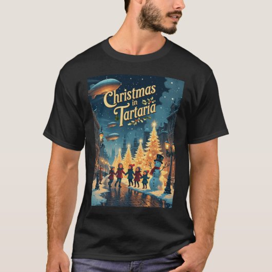 Weihnachten im T-Shirt der Verschwörung in Tartari (Vorderseite)