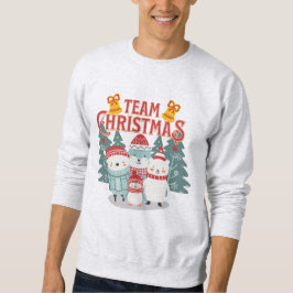 Weihnachten im Team: Niedlicher Feiertagsgeist Sweatshirt