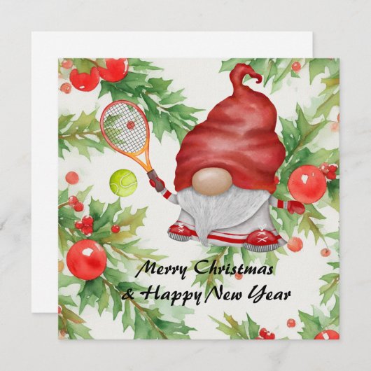 Weihnachten im Tennis für den Spieler (Vorne/Hinten)