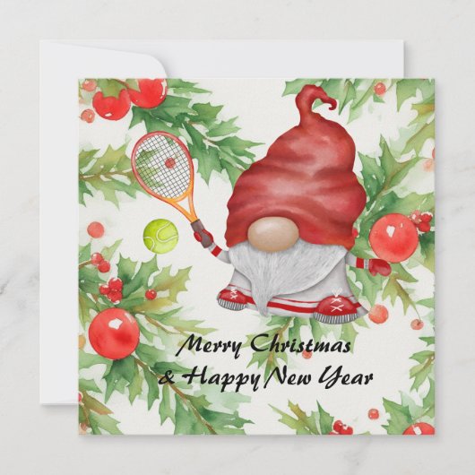 Weihnachten im Tennis für den Spieler (Vorderseite)