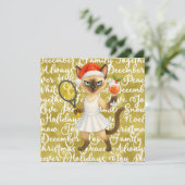 Weihnachten im Tennis für Lieben (Stehend Vorderseite)