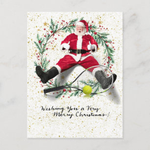 Weihnachten im Tennis mit dem Weihnachtsmann