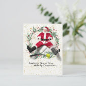 Weihnachten im Tennis mit dem Weihnachtsmann (Stehend Vorderseite)