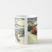 Weihnachten im Tessin, Kinder Rodelbahn mit Aussic Kaffeetasse (Mittel)