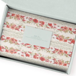 Weihnachten im Überfluss elegante Poinsettia Urlau Seidenpapier