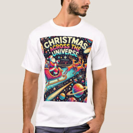 Weihnachten im Universum - Weihnachtsmann im Weltr T-Shirt