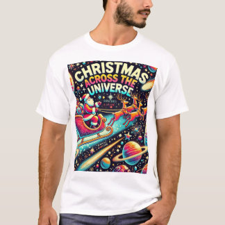 Weihnachten im Universum - Weihnachtsmann im Weltr T-Shirt
